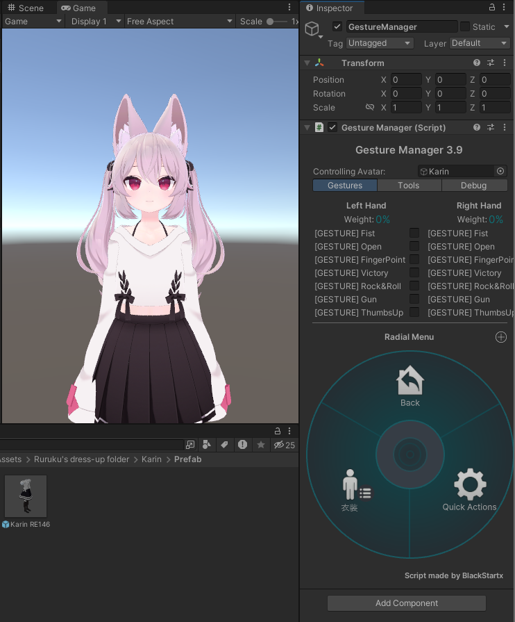 VRChat VCC avatar menu creator for MA