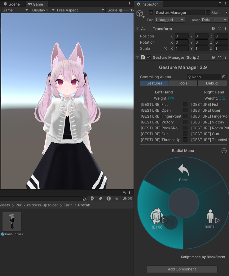 VRChat VCC avatar menu creator for MA