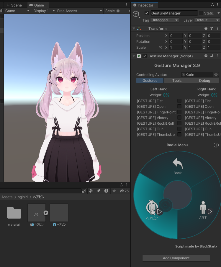 VRChat VCC avatar menu creator for MA